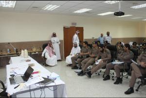 Jamoum Department of Chemistry Holds (How to Deal with Chemical Substances) Course for Civil Defense Officers